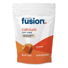 Bariatric Fusion Soft Chews Vitamina D Calcio Sabor Caramelo 60 U