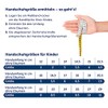 CMP - Guanti da sci in twill per bambini, Nero-Royal-Limeade,