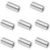 8 PCS Cylindrical Coupling Nuts, 304 Stainless Steel Round Connector