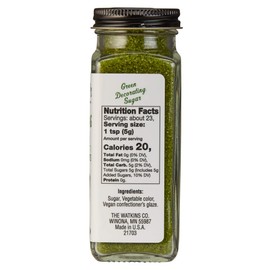 Watkins Green Decorating Sugar, 4.2 Ounce, 3-Pack