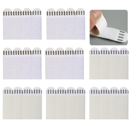 32-Pairs(64strips) Small Picture Hanging Strips,Hook and Loop Tape Damage,Picture Hanger No Nails,Command Strip for Frame Hanging Double Side Hook Loop Mounting Tapes