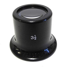 Bergeon 4422-3.5 - Herramienta de lupa de aumento de 2,8 x para relojeros