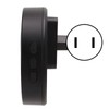 Black Wireless Doorbell Self Powered Waterproof Door Bell with 58