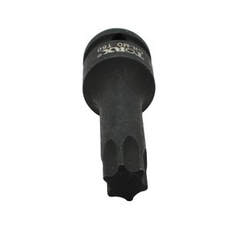 TEMO T60 3 Inch Long Torx Star 6 Point Black Impact Bit Socket Auto Repair Tool 1/2 Inch Square Drive