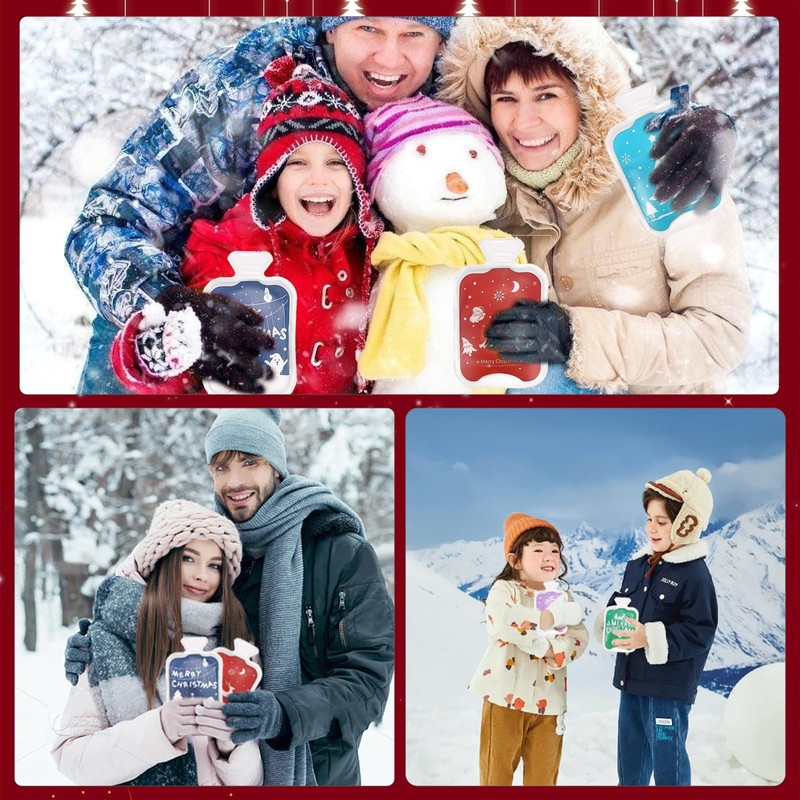 Pack of 6 Pocket Warmers Christmas, Hand Warmers, Kinking, Reusable