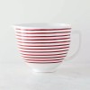 KitchenAid 5-Quart Ceramic Red White Bowl For 4.5 & 5-qt