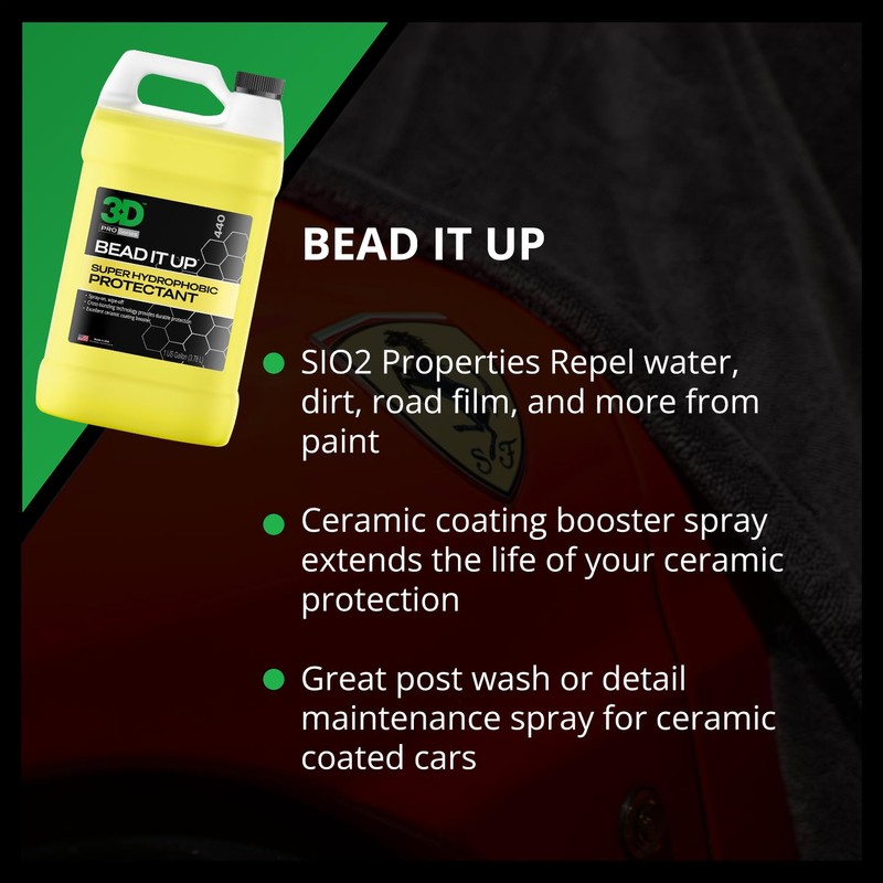 3D Bead It Up Ceramic Coating Booster Spray - Super