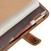 Fausta Refillable Leather Journal for Writing, 256 Pages (8 x