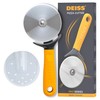 Deiss Pro Heavy Duty Pizza Cutter with Wheel Slicer -