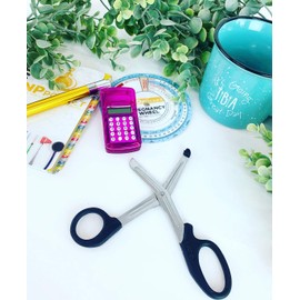 6" Nurse Bandage and Utility Scissors - Black