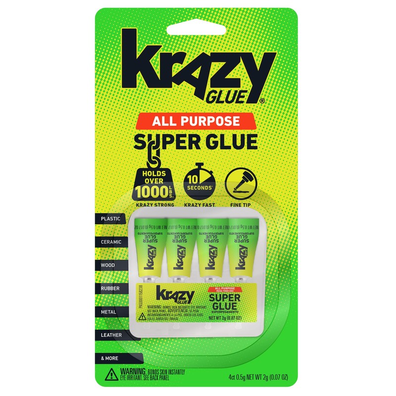 Krazy Glue All Purpose Super Glue Gel with Precision Tip,