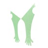 50Pcs Disposable Long Arm Glove PE Green Veterinary Examination Artificial