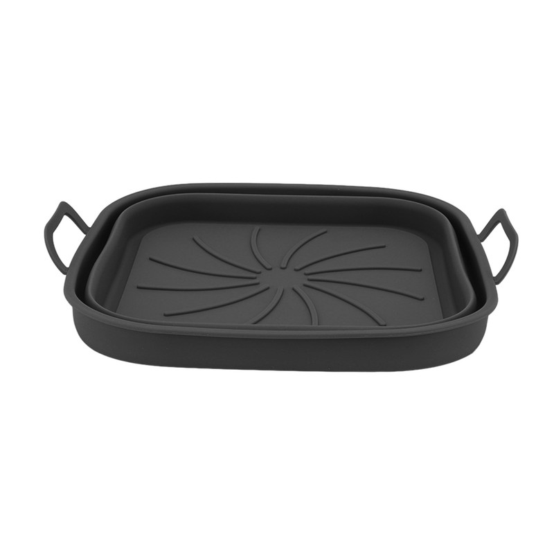 2 PCS Fryer Silicone Basket Nonstick Silicone Pot Fryer Liners