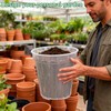 PEDOBALI 12 Pcs 8/10/12 Inch Large Size Clear Nursery Pots