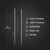 Feit Electric 5ft Indoor LED Light Strip, Dimmable, 0.1-Inch Wide,