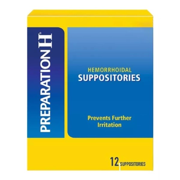 Preparation H Tratamiento Para Hemorroides Preparation H 12 Supositorios