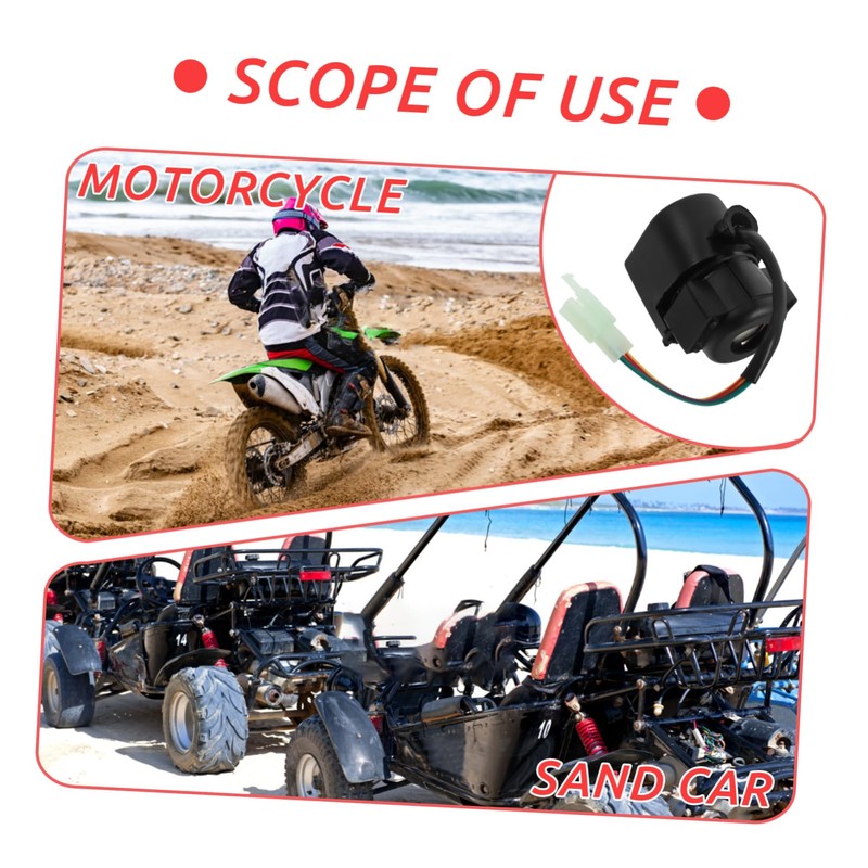 Mobestech Replacement Scooter Starter Solenoid for 12v 50-150cc Starter Relay