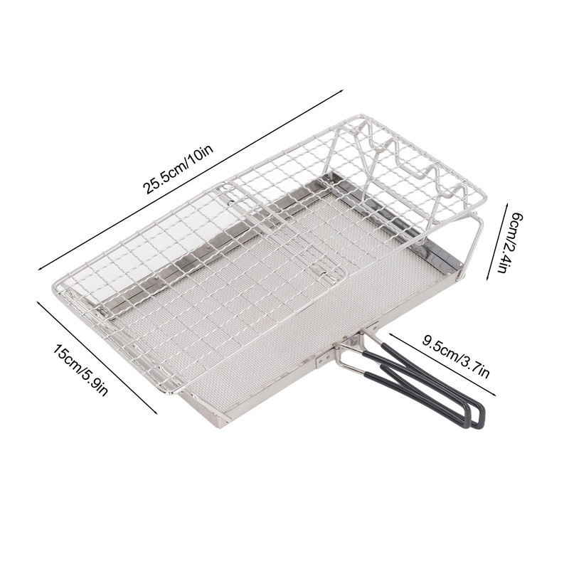 Camp Stove Toaster Stainless Steel Foldable Portable Camp Stove Toaster