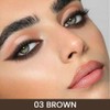 AMY'S DIARY Brown Gel Eyeliner Pencil,Waterproof Smudge Proof Eye Liner