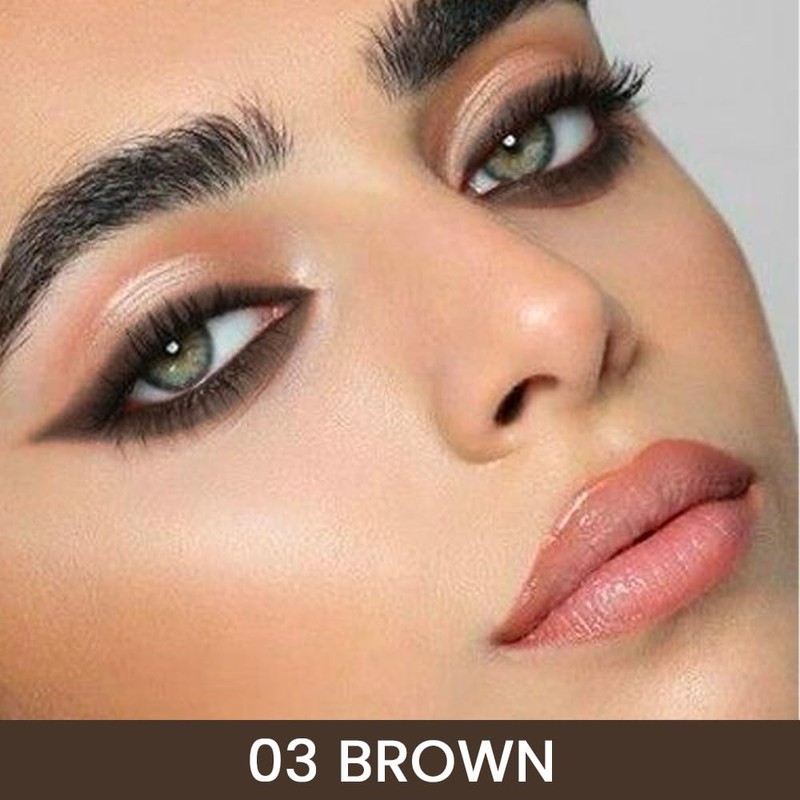 AMY'S DIARY Brown Gel Eyeliner Pencil,Waterproof Smudge Proof Eye Liner
