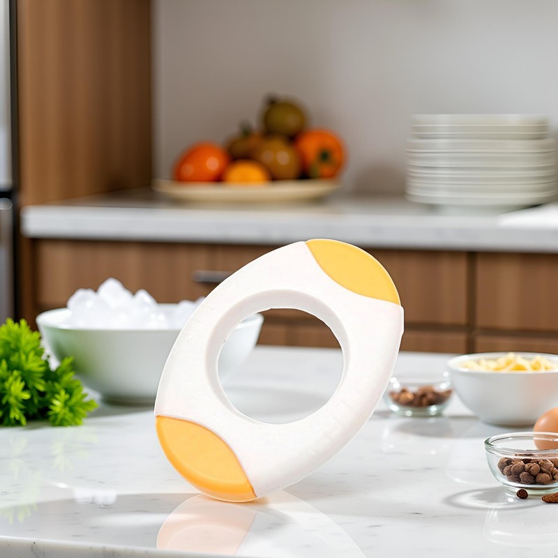 Yellow Egg Shell Opener Egg Topper Cutter Egg Cracker Separator