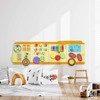 BlueWood School Bus Wall Busy Board Panels, Toddler Learning Activity