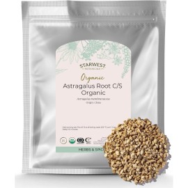 Unbranded Starwest Organic Astragalus Root – 1 lb Cut & Sifted Herb for Tea