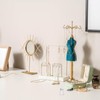 sourcing map Pack of 6 Acrylic Ring Display Holder Solid