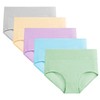 Molasus Molasus Women's Soft Cotton Underwear Briefs High Waisted Postpartum
