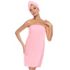ROSYLINE Bath Towel for Women Towel Wrap with Hair Drying&Adjustable