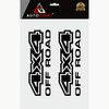 Autodomy 4x4 Off Road SUV Stickers Pack 2 Units for