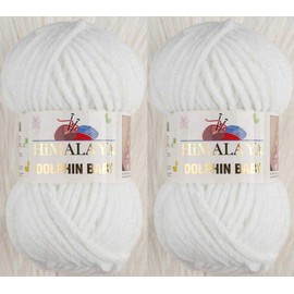 Himalaya Dolphin Baby Yarn Knitting Yarn 2 Skeins 264 Yards 2x100gram Super Bulky Baby Blanket Yarn (80301)