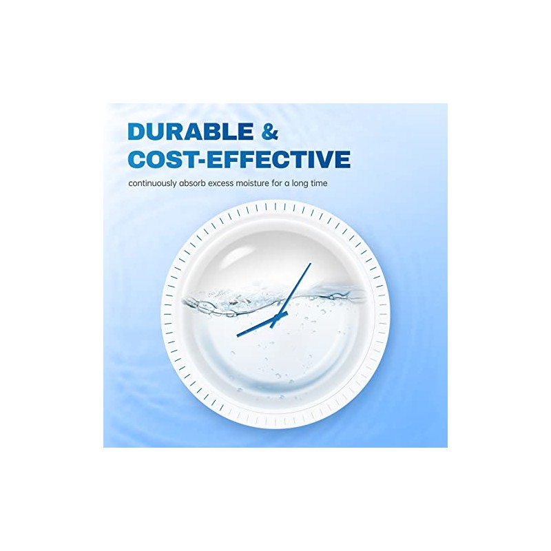 Vacplus Moisture Absorbers - Dehumidifiers for Closet, Efficient Humidity Absorber