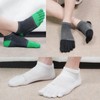 ZAKASA Mens Ankle Toe Socks Athletic Running Five Finger Socks