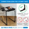 Table-Mate TV Tray Table | Portable Desk Folding Dinner Tray,