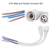 5 Sets 2 Pin Electrical Connector Waterproof Male and Female