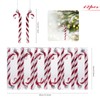 Gwhole Pack of 12 Candy Canes Glitter Christmas Decoration Christmas