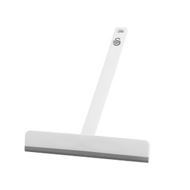 Swan Elevate Seamless Squeegee with Flexible Precision Rubber Blade, Perfect for Wet Rooms, Showers, Windows, Rust-Resistant and Hanging Hole, White