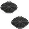 CDA CHA17 Charcoal Filter Pack of 2 Compatible with EKP60/70/90,