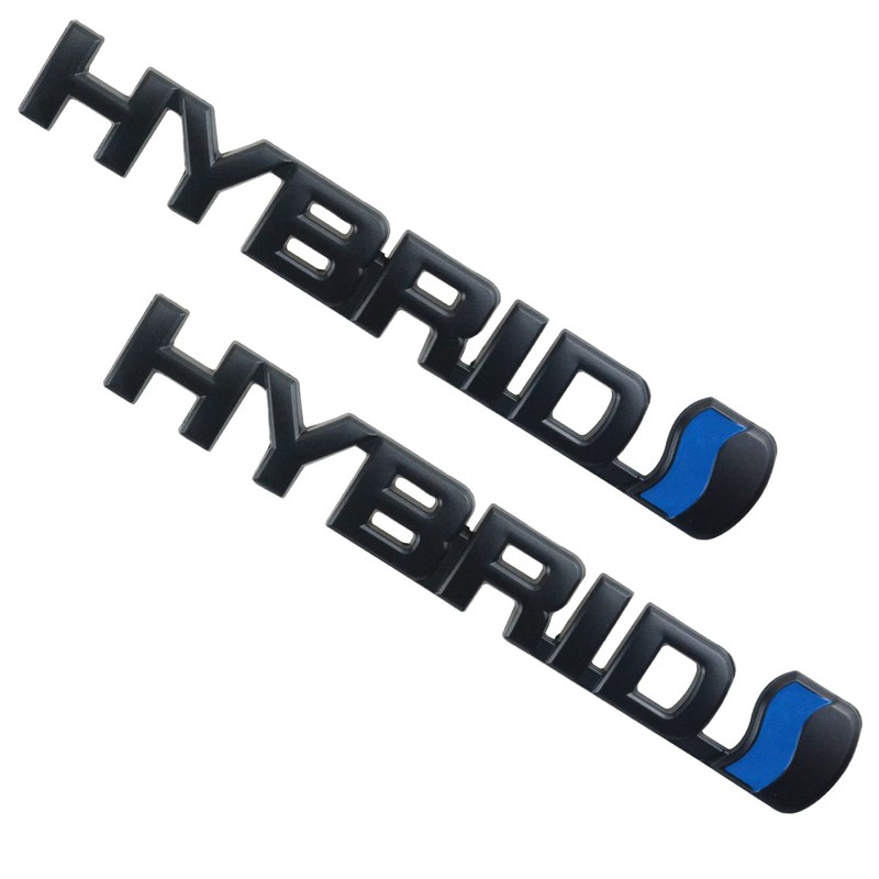 EmbRoom HYBRID Emblem Fender 3D Metal Badge Decal Replacement for