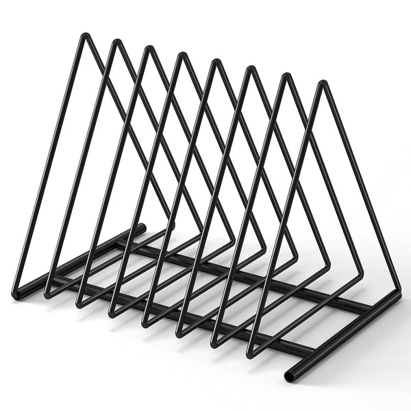 TOPCJ TOPCJ Upgraded Triangle File Folder Racks,7 Sections File Holder,File