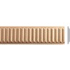 Fluted Wood Molding in Beech from Italy (Set of 6