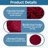 sourcing map 2Pcs Bar Stool Covers Round, 12-14" Soft Elastic
