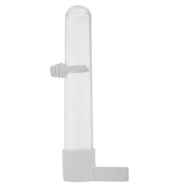 TEHAUX - Dispensador de agua para pájaros, alimentador automático de loros, alimentador de agua de plástico, para pájaros, para jaula, jaula de pájaros, alimentador para loros, Budgie Cockatiel, color