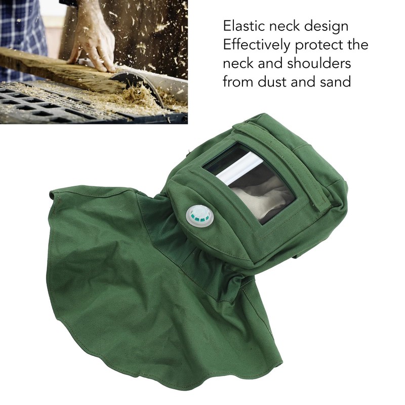 Sandblasting Cap Canvas Scarf Cap Sandblasting Mask Anti Dust Protective