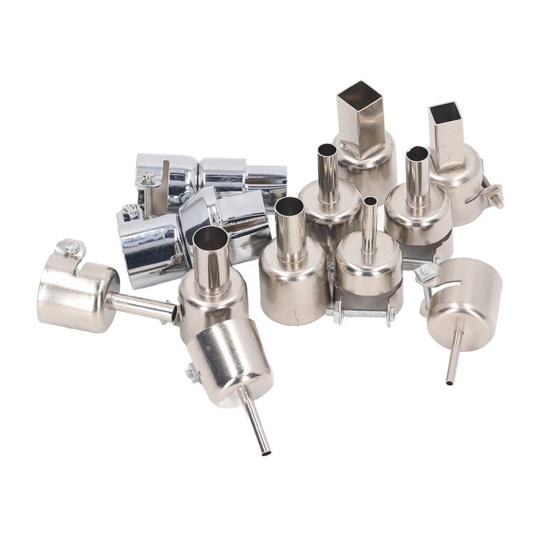 12Pcs Hot Air Gun Nozzle with Locking Screw Heat Gun
