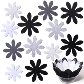 Queekay 12 Pcs Felt Pot and Pan Protectors 12/14/16 Inch Larger Thicker Pan Protector Pads, Colorful Pot Separators for Stacking Cookware Organizing Protecting(Black Gray)