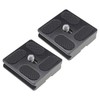 EMSea 2Pcs 40mm Quick Release Plates PU40 Camera Camcorder Tripod