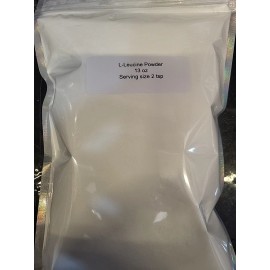 Unbranded L-Leucine Powder - BCAA Supplement for Building Muscle 13oz 368 grams