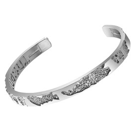 murtoo Bracelets for Men Stainless Steel Bracelet Gold Bracelet Engraving Viking Bracelet Stylish Bracelet Open Cuff Mens Bracelets Gift for Husband Boyfriend (8'', Silver Nodic)